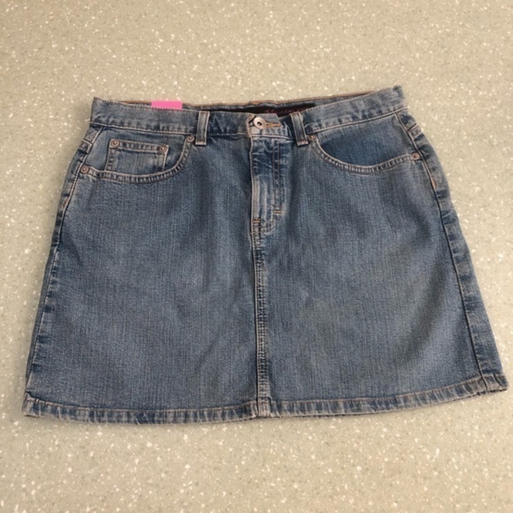 y2k Calvin Klein Jean Skirt